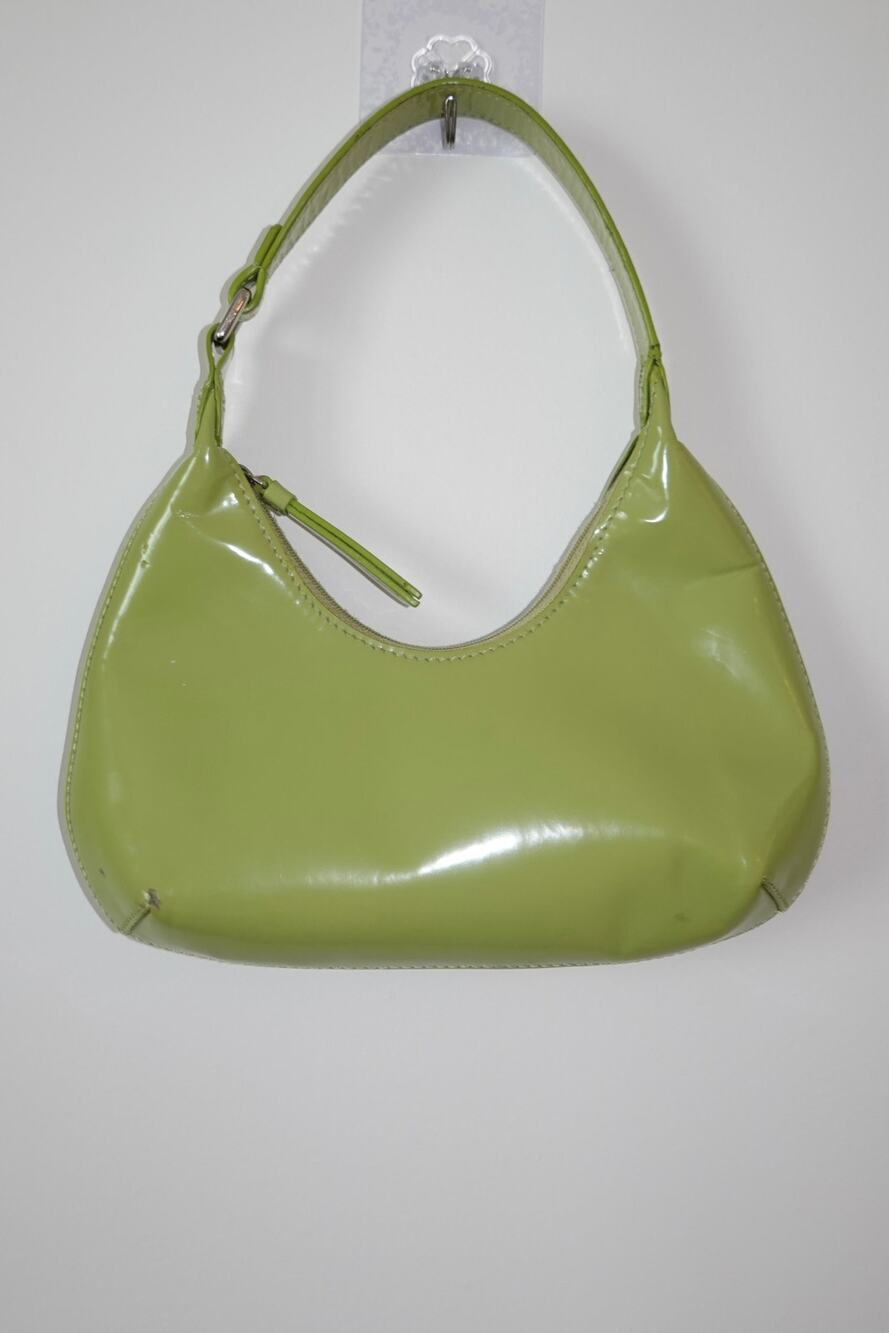 By Far - Patent Leather Green Purse